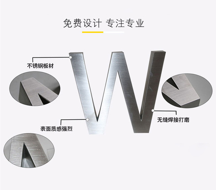 新乡精工不锈钢字